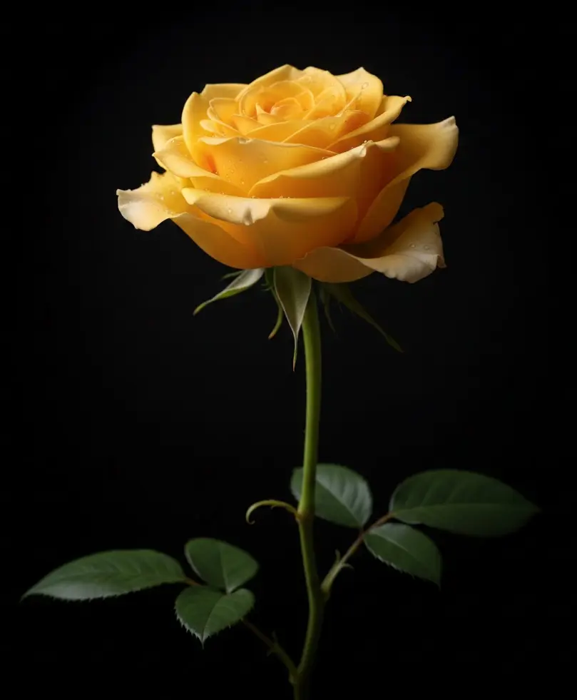 Yellow Rose - symbolizes friendship, joy, caring and milestones.